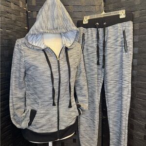 Gray Women's Hoodie and Jogger Set